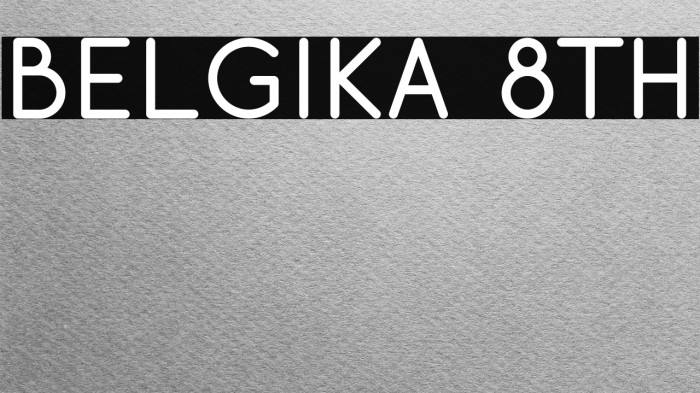 Belgika 8th Example 3