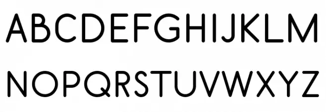 Belgika 8th خط أحرف صغيرة