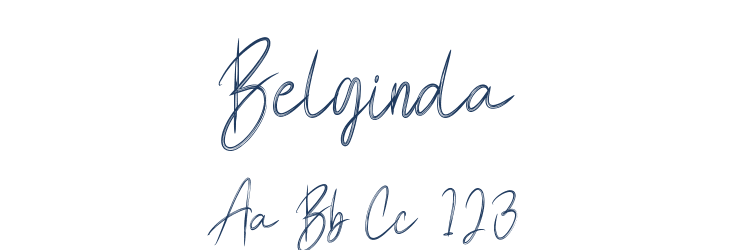 Belginda Font Preview