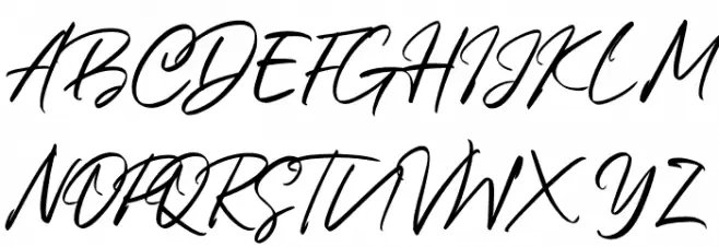Belgium Catherine 字体 大写