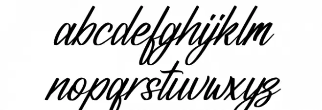 Belgium Victory Italic फ़ॉन्ट लोअरकेस