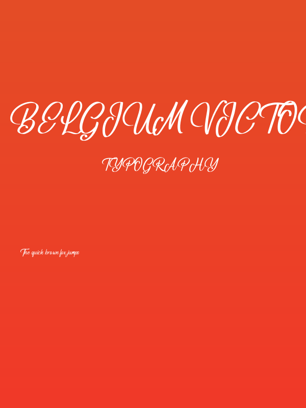 Belgium Victory Poster