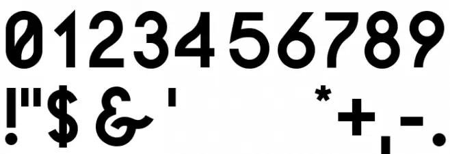 Belgrad Bold Font OTHER CHARS