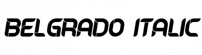 Belgrado Italic  تنزيل الخطوط