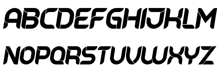 Belgrado Italic Font LOWERCASE