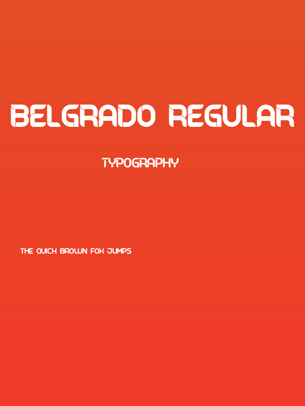 Belgrado Regular Poster
