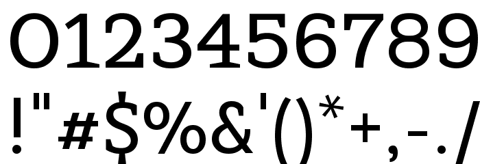Belgrano Regular Font OTHER CHARS