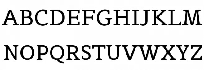 Belgrano Regular Schriftart Groß