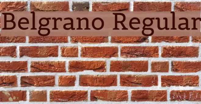 Belgrano Regular Example 2
