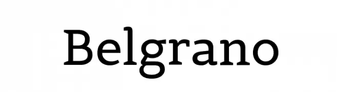 Belgrano  Frei Schriftart Herunterladen