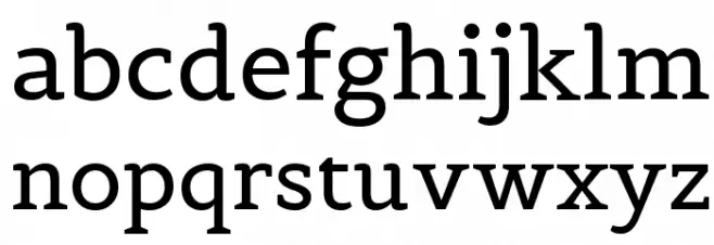 Belgrano خط أحرف صغيرة