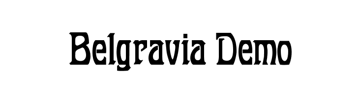 Belgravia Demo Font
