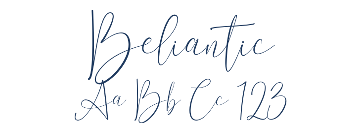Beliantic Font Preview