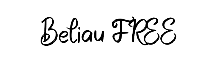 Beliau FREE  Frei Schriftart Herunterladen