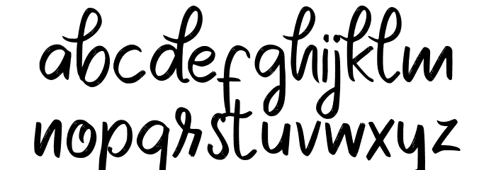 BeliauFREE Font LOWERCASE