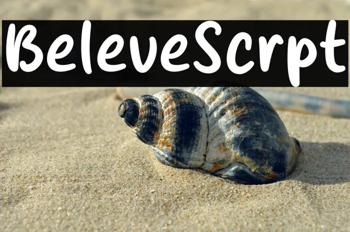 Believe Script Example 2