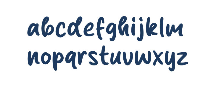 Believe Script Lowercase