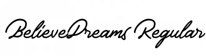 BelieveDreams Regular  لخطوط تنزيل