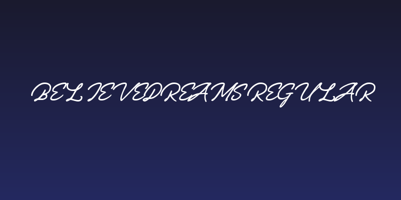 BelieveDreams Regular Social Header