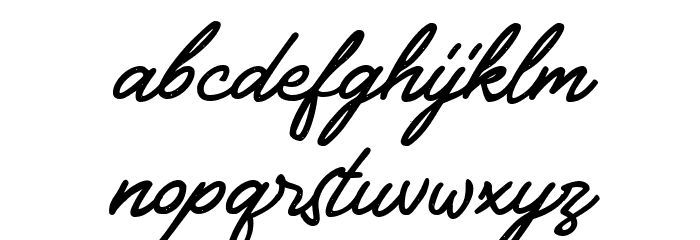 BelieveDreams Regular Font LOWERCASE