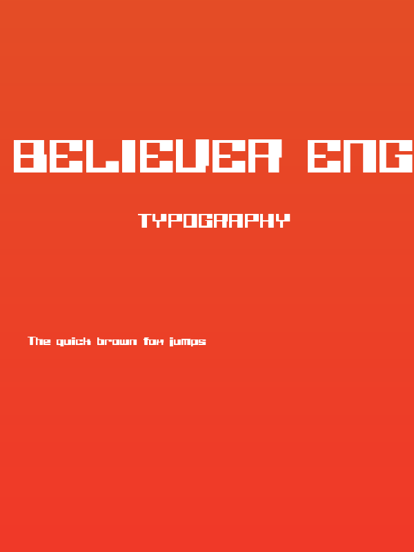 Believer Eng Poster