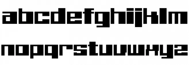 Believer Eng Font LOWERCASE