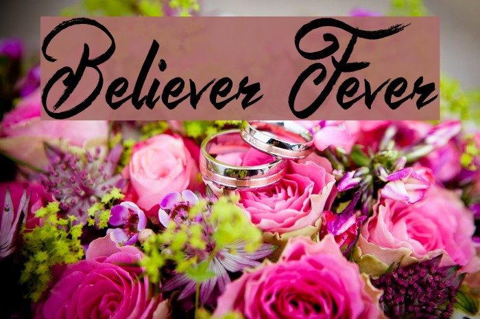 Believer Fever Font examples