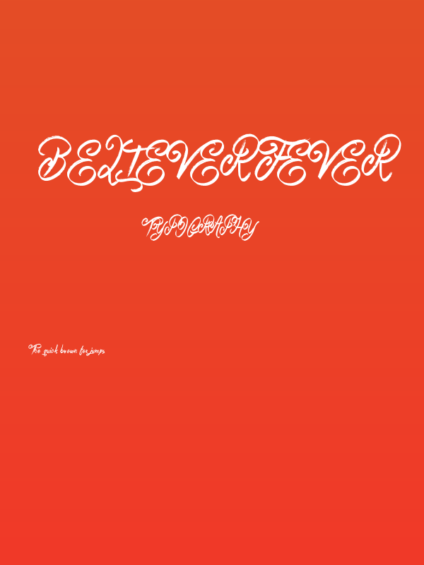 Believer Fever Poster