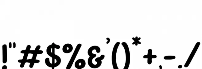 Believer Font OTHER CHARS