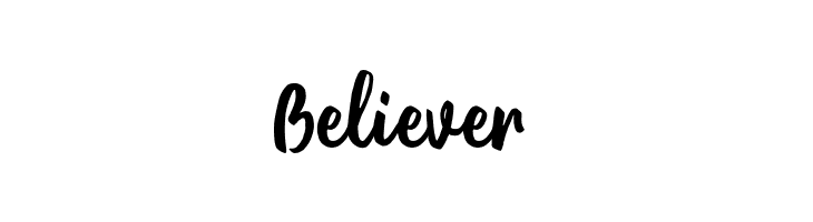 Believer  Скачать бесплатные шрифты
