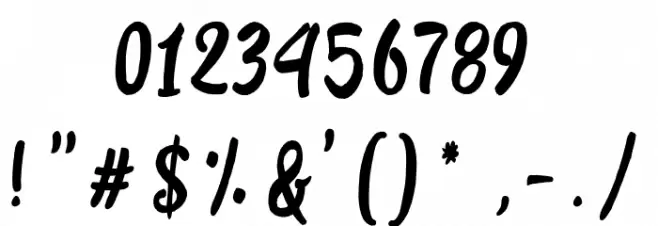 Believer Font OTHER CHARS