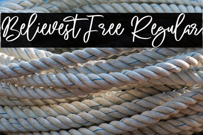 Believest Free Regular Example 1