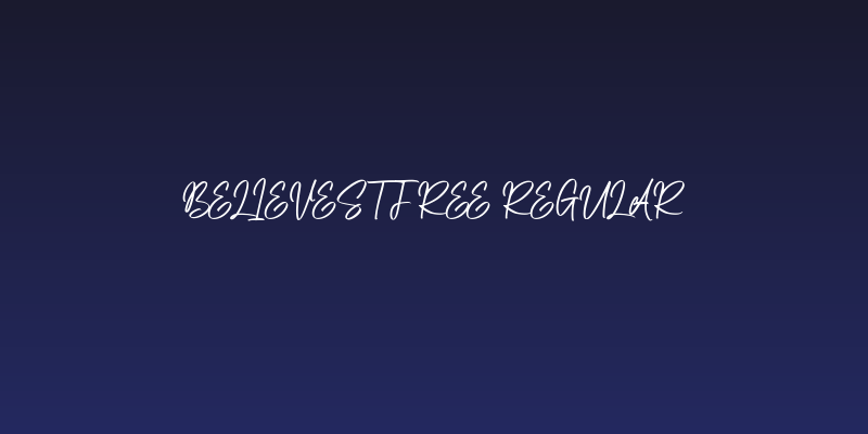 Believest Free Regular Social Header