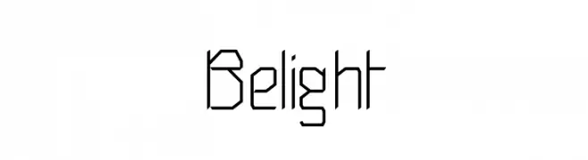 Belight  Frei Schriftart Herunterladen