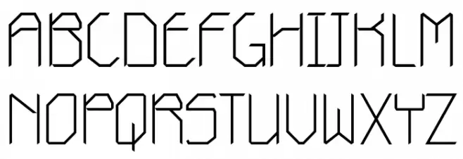 Belight フォント 大文字
