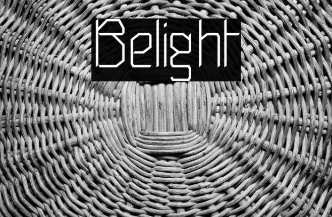 Belight Font examples