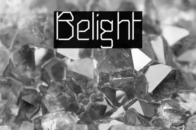 Belight Font examples