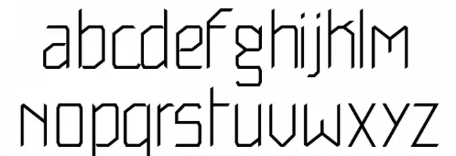 Belight خط أحرف صغيرة