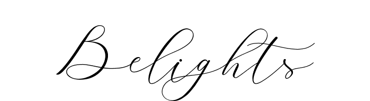 Belights  Frei Schriftart Herunterladen