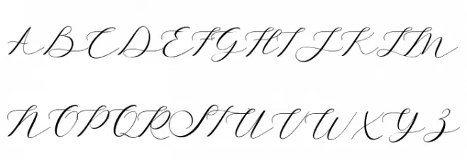 Belights フォント 大文字