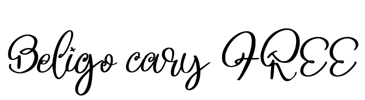 Beligo cary FREE  Free Fonts Download