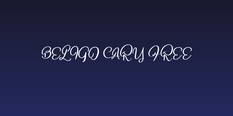 Beligo cary FREE Social Header