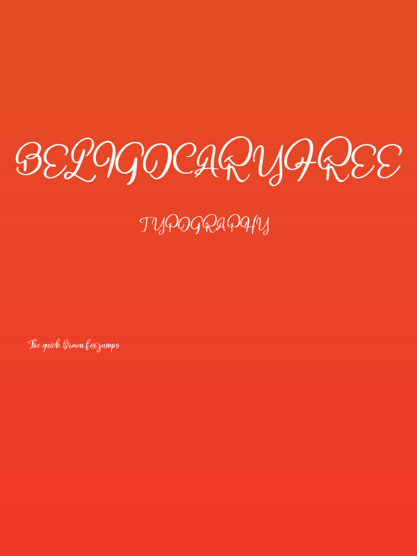 BeligocaryFREE Poster