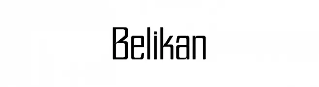 Belikan  नि: शुल्क फ़ॉन्ट्स डाउनलोड