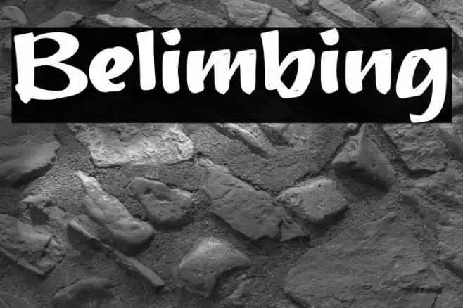 Belimbing Font examples
