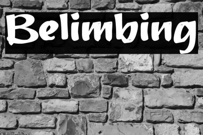 Belimbing Font examples