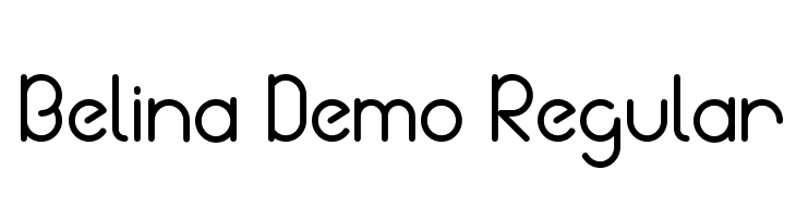Belina Demo Regular  Fuentes Gratis Descargar
