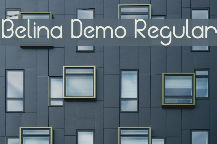 Belina Demo Regular Font examples
