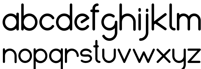 Belina Demo Regular Font LOWERCASE
