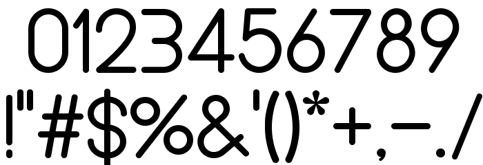 BelinaDemo-Regular Font OTHER CHARS
